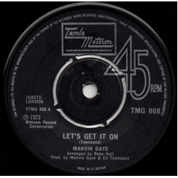 Marvin Gaye Let's Get It On Vinyl 7" USED