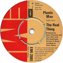 The Real Thing Plastic Man / Check It Out Vinyl 7" USED