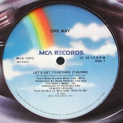 One Way Let's Get Together Vinyl 12" USED
