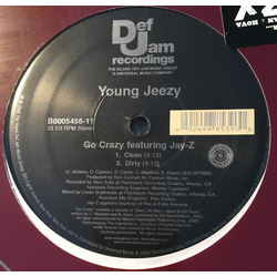 Young Jeezy / Jay-Z Go Crazy Vinyl 12" USED