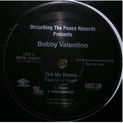 Bobby Valentino (2) Tell Me (Remix) Vinyl 12" USED