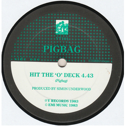 Pigbag Hit The 'O' Deck Vinyl 12" USED
