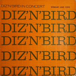 Dizzy Gillespie / Charlie Parker Diz 'N' Bird In Concert Vinyl LP USED