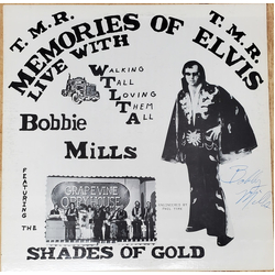 Bobbie Mills / The Shades Of Gold Memories Of Elvis - Walking Tall Loving Them All Vinyl LP USED