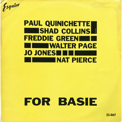 Paul Quinichette For Basie Vinyl LP USED