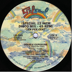 Double Exposure Ten Per Cent Vinyl 12" USED