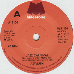 Azymuth Jazz Carnival Vinyl 7" USED