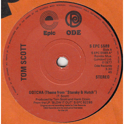 Tom Scott Gotcha (Theme From "Starsky & Hutch") Vinyl 7" USED