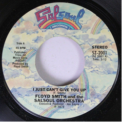 Floyd Smith / The Salsoul Orchestra I Just Can't Give You Up Vinyl 7" USED