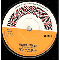 Dave & Ansel Collins Monkey Spanner Vinyl 7" USED