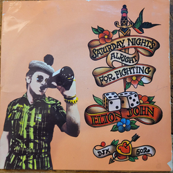 Elton John Saturday Night's Alright For Fighting Vinyl 7" USED