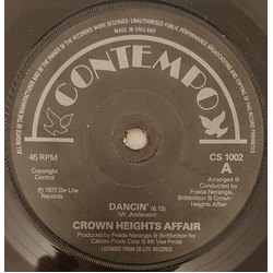 Crown Heights Affair Dancin' / Love Me Vinyl 7" USED