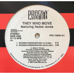 They Who Move / Nadee Jones Sounds Underground Vinyl 12" USED