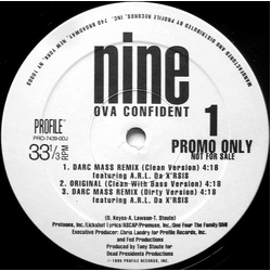 Nine Ova Confident / Famaldahyde Vinyl 12" USED