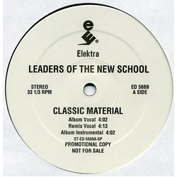 Leaders Of The New School Classic Material / Spontaneous Vinyl 12" USED