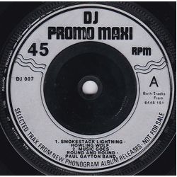 Howlin' Wolf / Paul Gayten / Jimmy McCracklin / Woody Herman DJ Promo Maxi EP Vinyl 7" USED