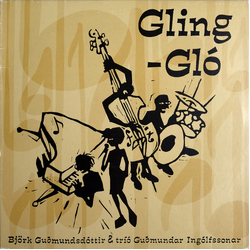 Björk Guðmundsdóttir / Tríó Guðmundar Ingólfssonar Gling-Gló Vinyl LP USED