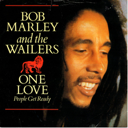 Bob Marley & The Wailers One Love / People Get Ready Vinyl 7" USED