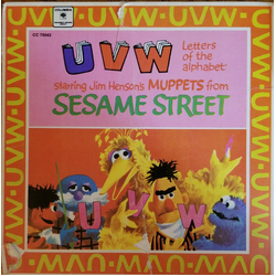 Sesame Street Jim Henson's Muppet Alphabet Vinyl 7" USED
