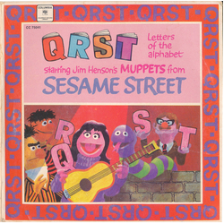 Sesame Street Letters Of The Alphabet: QRST Vinyl 7" USED