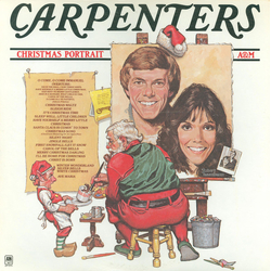 Carpenters Christmas Portrait Vinyl LP USED