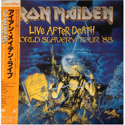 Iron Maiden Live After Death - World Slavery Tour '85 = アイアン・メイデン・ライブ - 死霊復活 Laserdisc USED