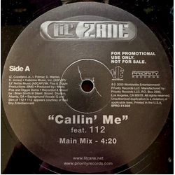 Lil' Zane / 112 Callin' Me Vinyl 12" USED