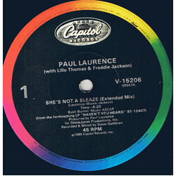 Paul Laurence She's Not A Sleaze Vinyl 12" USED