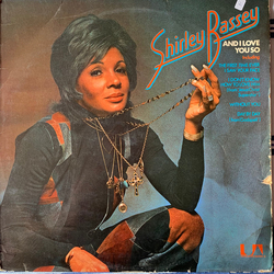 Shirley Bassey And I Love You So Vinyl LP USED