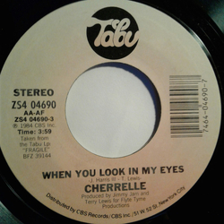 Cherrelle When You Look In My Eyes Vinyl 7" USED