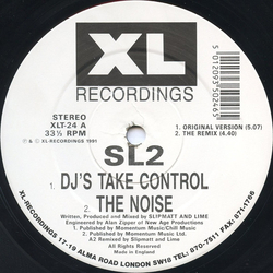 SL2 DJ's Take Control / Way In My Brain Vinyl 12" USED