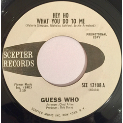 The Guess Who Hey Ho What You Do To Me Vinyl 7" USED