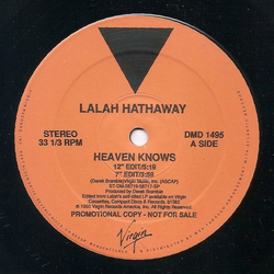 Lalah Hathaway Heaven Knows Vinyl 12" USED
