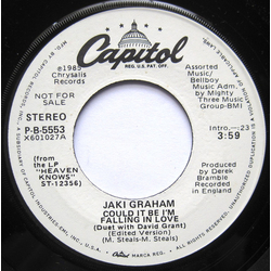 Jaki Graham / David Grant Could It Be I'm Falling In Love (Edited Version) Vinyl 7" USED