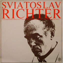 Sviatoslav Richter / Ludwig van Beethoven / Robert Schumann Sonata No. 17 In D Minor "Tempest" / Fantasia In C Major, Opus 17 Vinyl LP USED