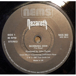 Nazareth (2) Morning Dew Vinyl 7" USED