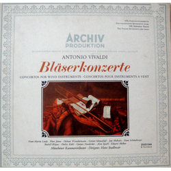 Antonio Vivaldi / Hans Stadlmair / Münchener Kammerorchester Conciertos Para Instrumentos De Viento Vinyl LP USED