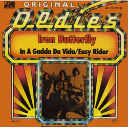 Iron Butterfly In A Gadda Da Vida Vinyl 7" USED