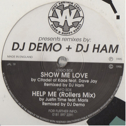 Citadel Of Kaos / Dave Jay / Justin Time / Marlon Edwards Show Me Love / Help Me (Remixes) Vinyl 12" USED