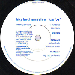 Big Bad Massive Carlos Vinyl 12" USED