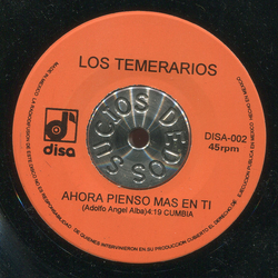 Los Temerarios (2) Ahora Pienso Mas En Ti Vinyl 7" USED