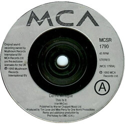 Dannii Minogue This Is It USED VINYL 7INCH 45 RPM SINGLE