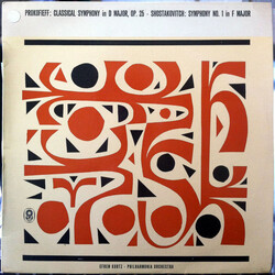 Sergei Prokofiev / Dmitri Shostakovich / Efrem Kurtz / Philharmonia Orchestra Classical Symphony In D Major, Op. 25 / Symphony No. 1 In F Major Vinyl 
