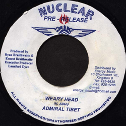 Admiral Tibet / Splicer Weary Head / Why Vinyl 7" USED