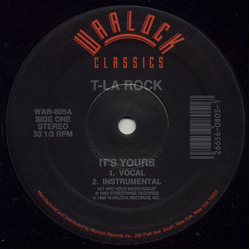 T La Rock / Jazzy Jay / Nairobi / Awesome Foursome It's Yours / Funky Soul Makossa Vinyl 12" USED