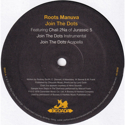Roots Manuva Join The Dots / Ital Visions Vinyl 12" USED
