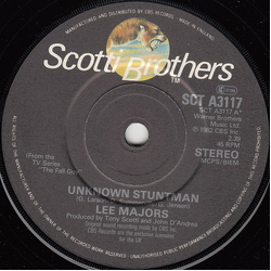 Lee Majors (2) Unknown Stuntman Vinyl 7" USED