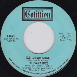 The Dynamics Ice Cream Song / The Love That I Need Vinyl 7" USED