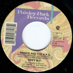 Prince / The New Power Generation Sexy M.F. Vinyl 7" USED