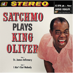 Louis Armstrong Satchmo Plays King Oliver Vinyl 12" USED